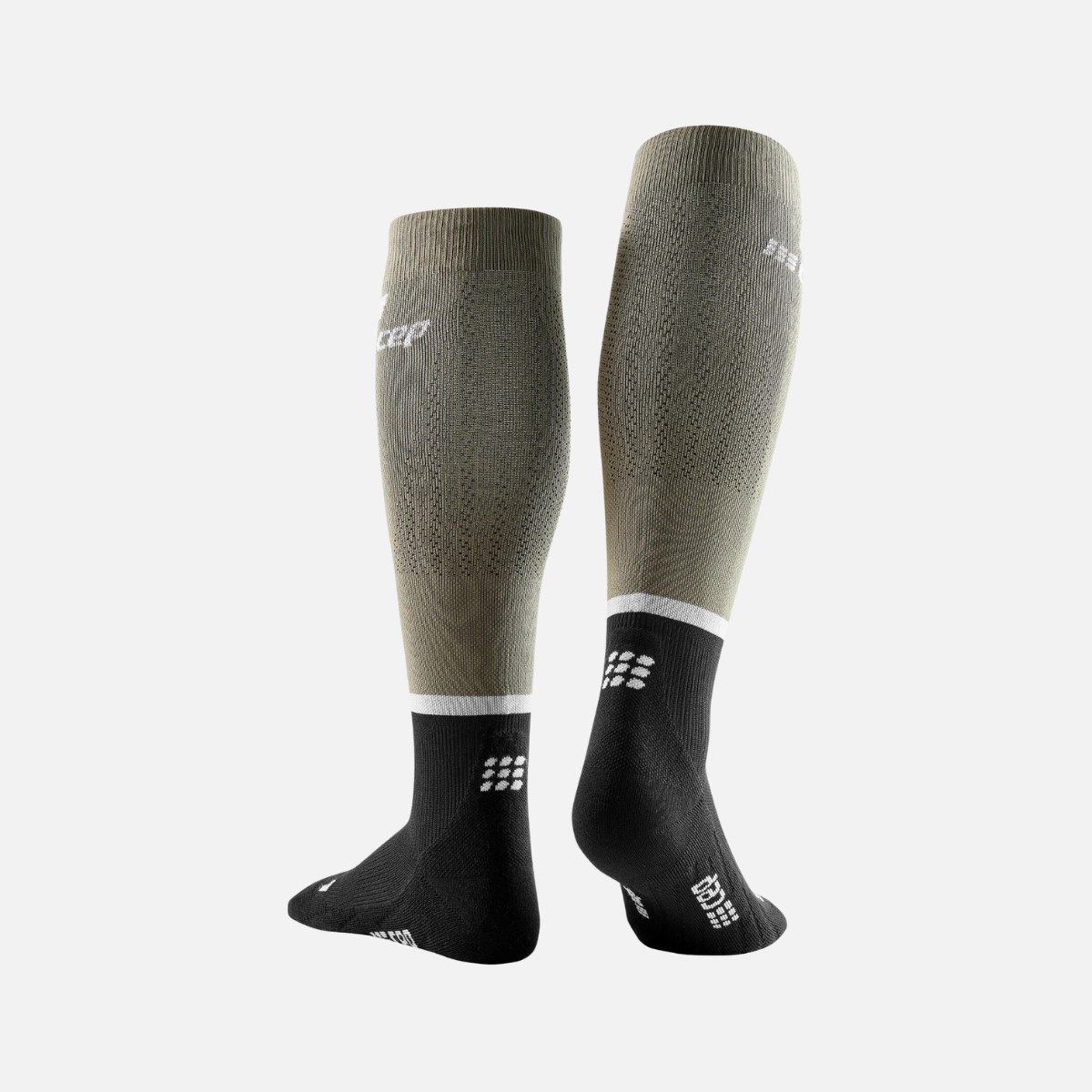 Cep The Run Compression 4.0 Men's Tall Socks -Olive/Black