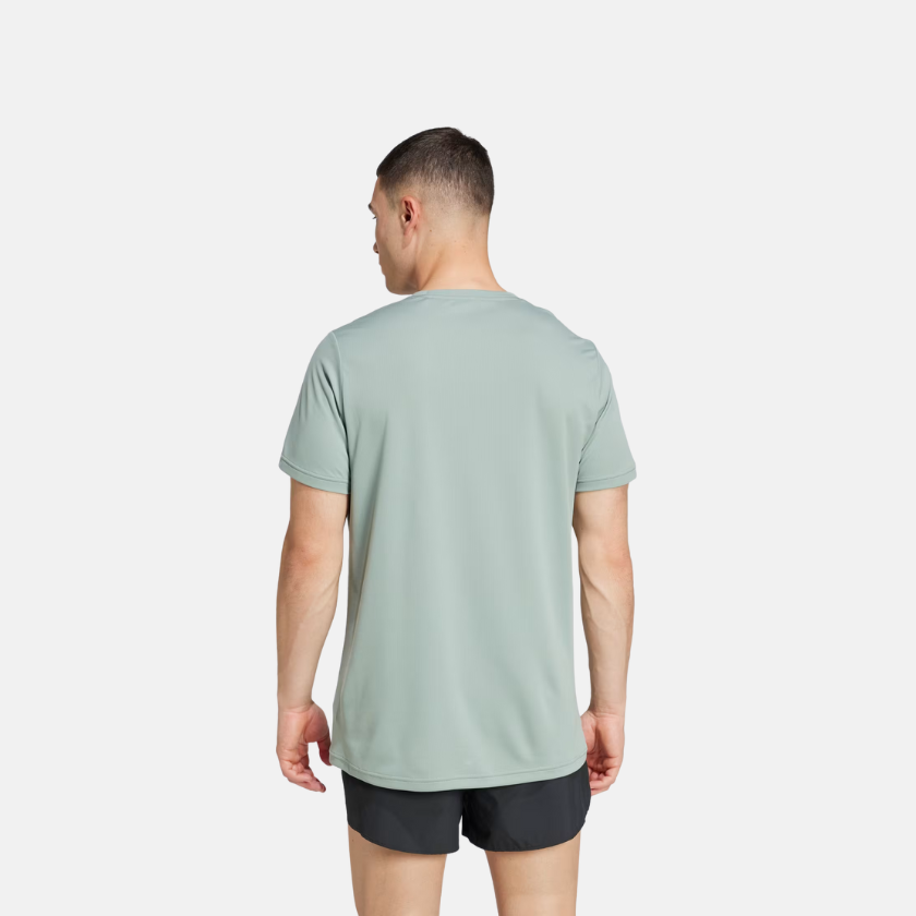 Adidas Run It Tee – Silver Green