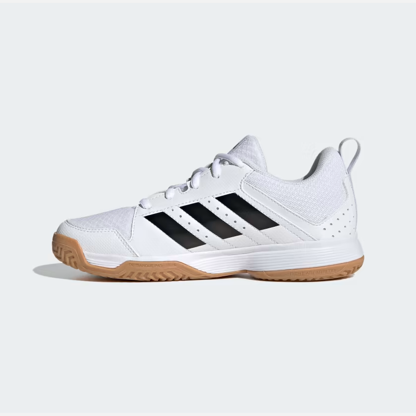 Adidas Ligra 7 Indoor Kids Unisex Training Shoes -Cloud White/Core Black/Cloud White