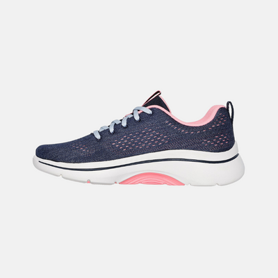 Skechers GO WALK Arch Fit® 2.0 Vivid Sunset Womens - Navy/Pink