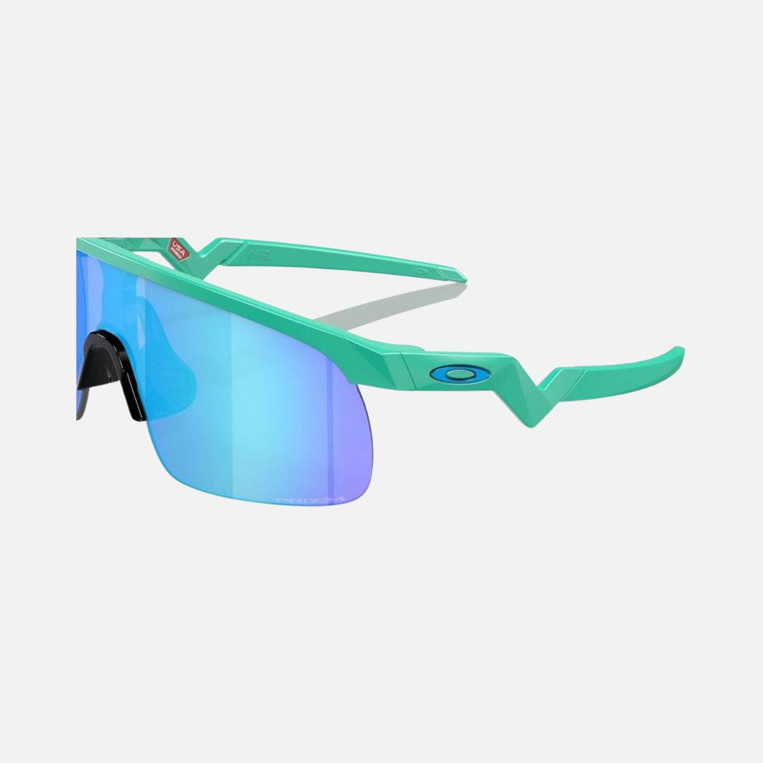 Oakley Youth Resistor Sunglasses Matte Celeste/Prizm Sapphire Lenses