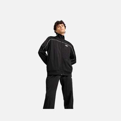 PUMA ESS PIPING WOVEN SUIT OP BLACK