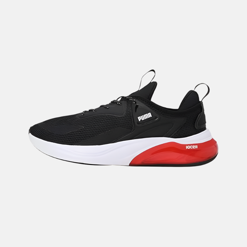 Puma Unisex Cell Thrill Running Shoes -Black/All Time Red