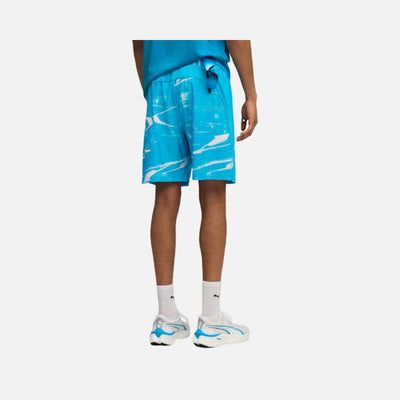 Puma Solid Men Blue Sports Shorts