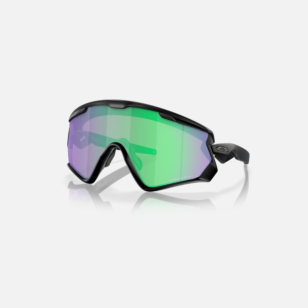 Oakley Wind Jacket Prizm Road Jade Lenses, Matte Black Frame