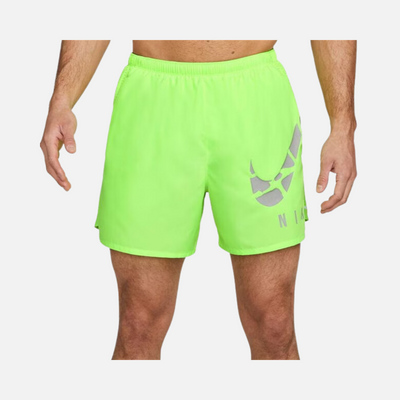 Nike Dri-FIT Challenger Run Division Men's Brief-Lined Running Shorts -Ghost Green