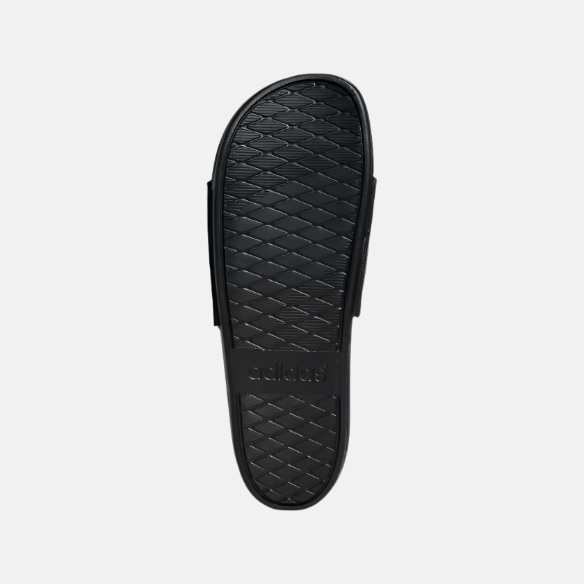 Adidas Adilette Comfort Unisex Slides -Core Black/Cloud White/Core Black