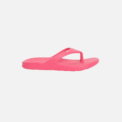 Speedo Unisex Junior's Single Colour Flip Flops For Boys and Girls - Raspberry Fill & White