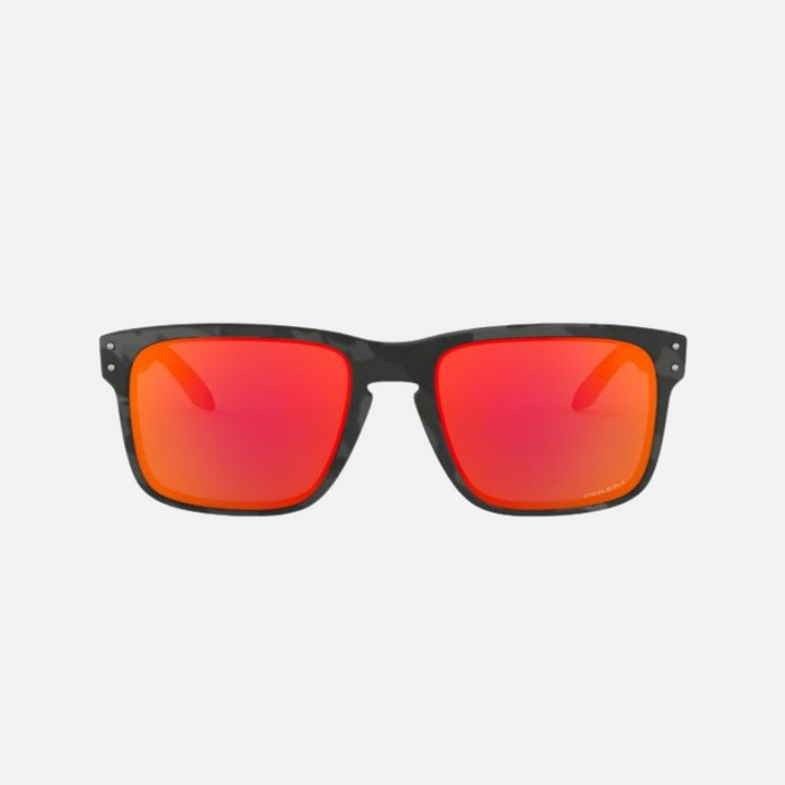 Oakley Holbrook Sunglasses Matte Black Camo Prizm Ruby – Gambol