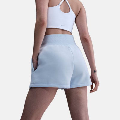 Nike Sportswear Phoenix Fleece Women's High Waist Shorts – Blue Tint/Sail
