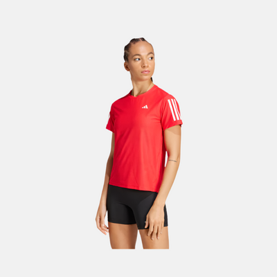 Adidas Own The Run Women's Running T-shirt - Pure Ruby