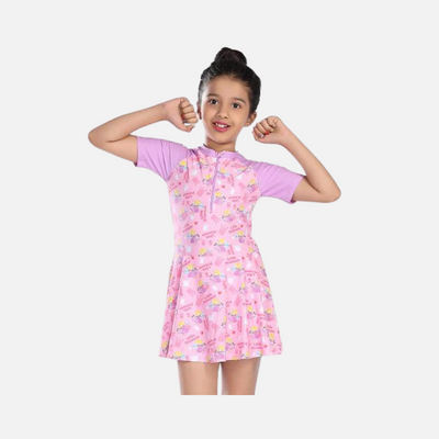 Airavat Ocean Diva Kids Girl Swim Suit -Pink