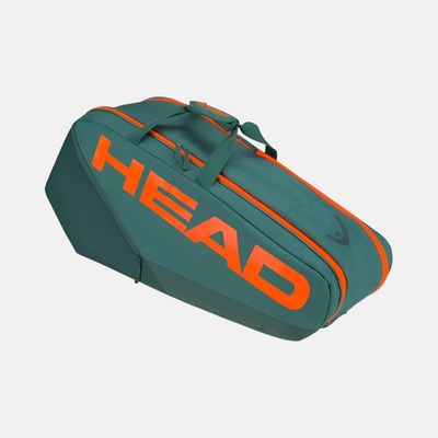 Head Pro Racquet Bag -Dark Cyan/Fluo Orange