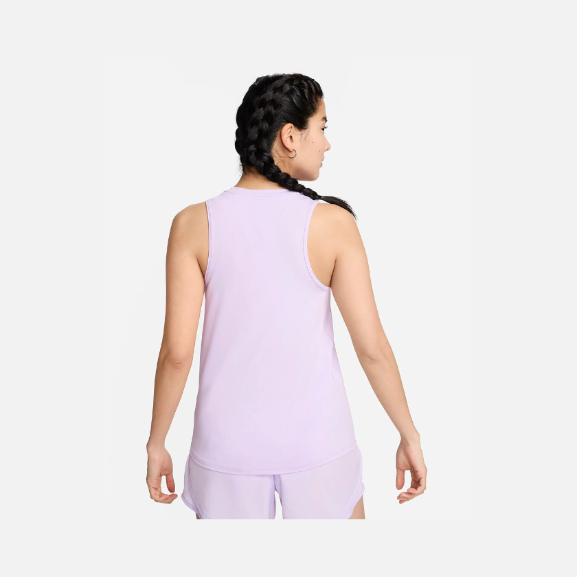 Nike One Women's Graphic Running Tank Top - Lilac Bloom/White