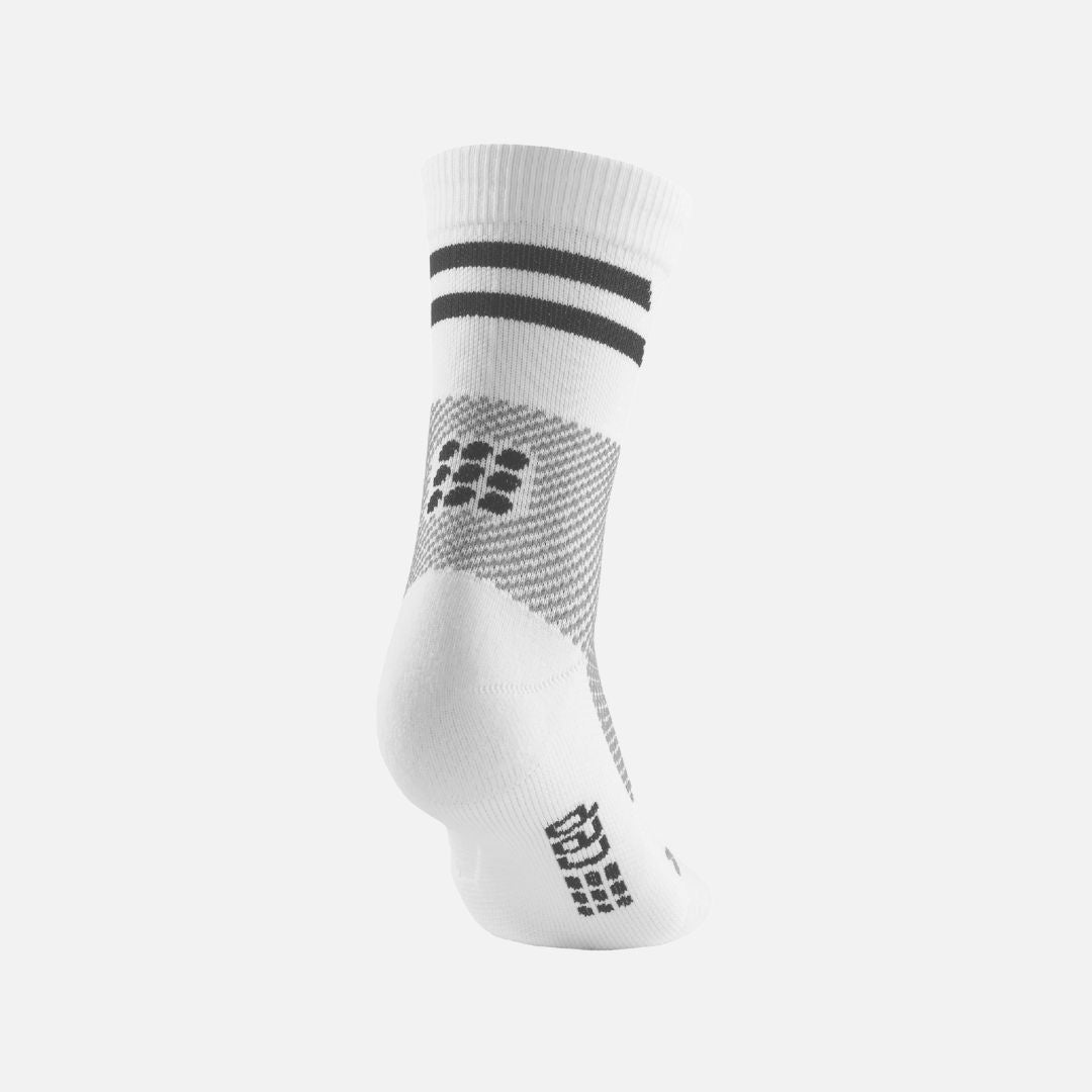 Cep Training Mid Cut Compression Socks, Men -  White