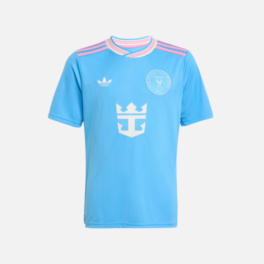 Adidas Inter Miami CF 25/26 Third Messi Jersey Kids Semi Blue Burst