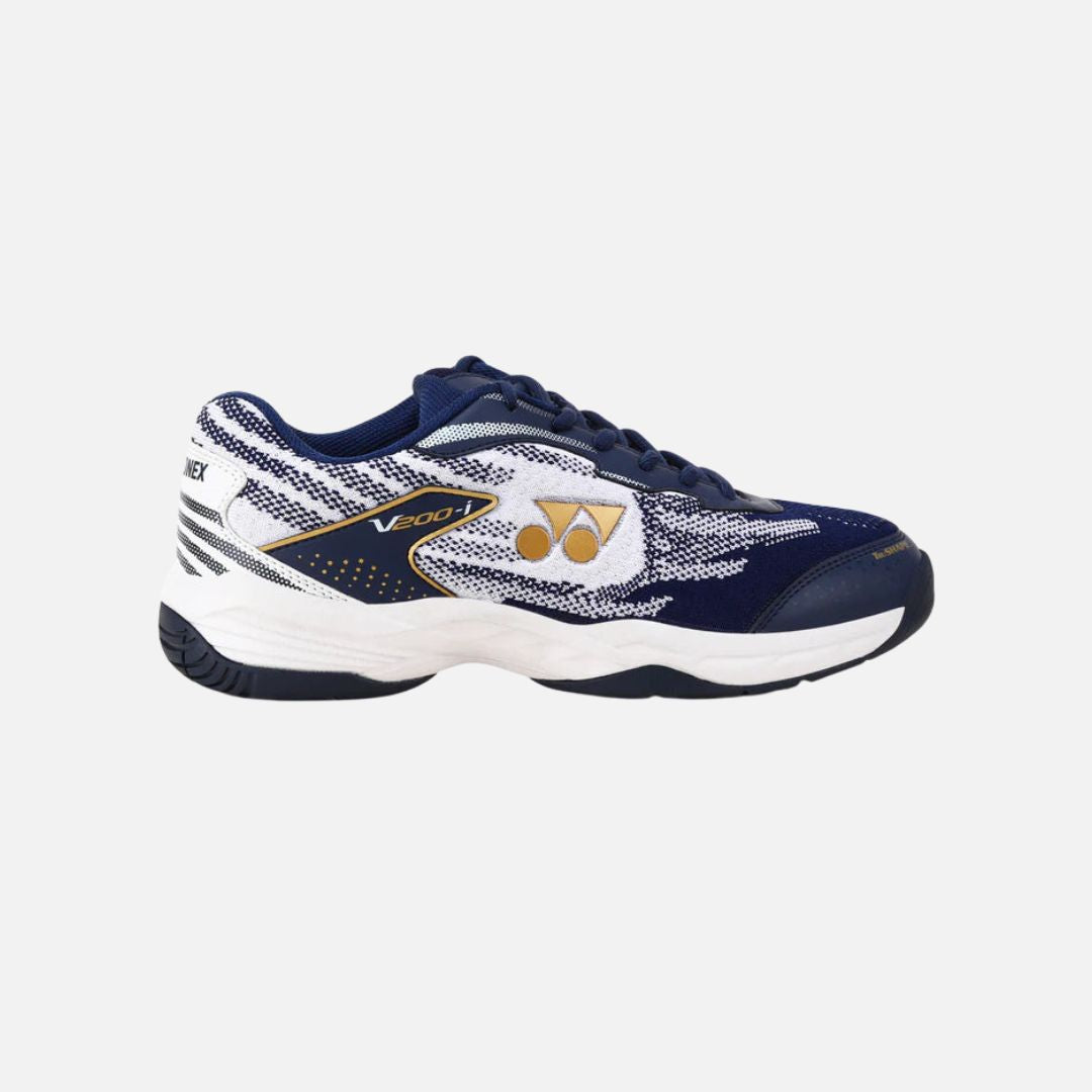 Yonex V200 I Badminton Shoes Colour Indigo Marine White