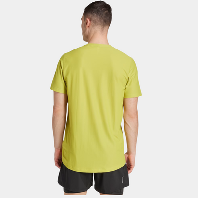 Adidas Own the Mens Run Tee - Florescent yellow