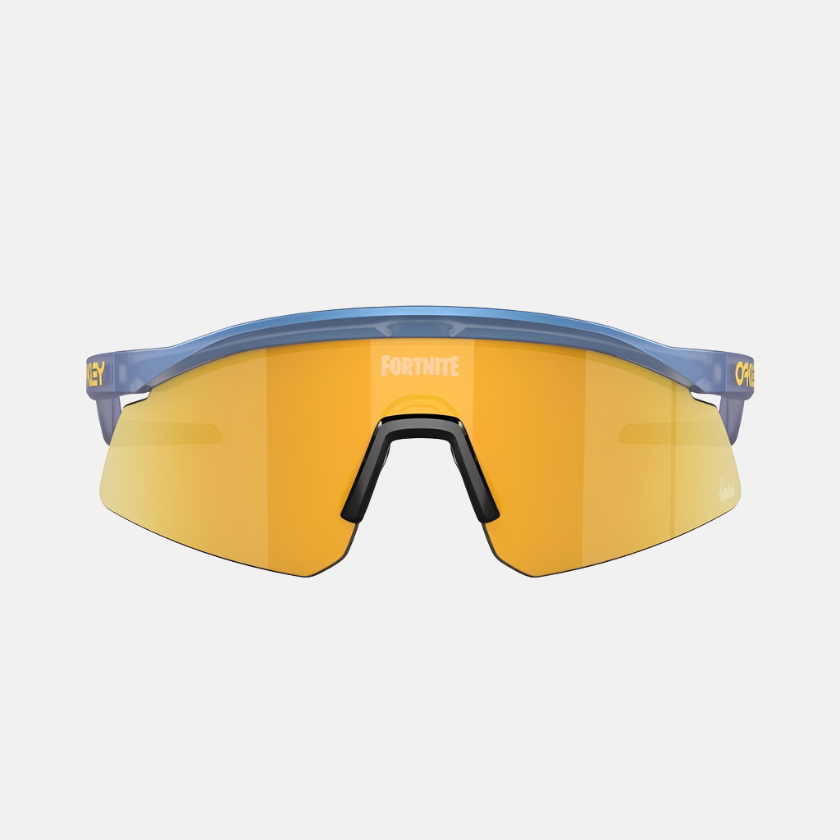 Oakley HydraFortnite Matte Cyan Blue Clearshift/Prizm 24K Lenses