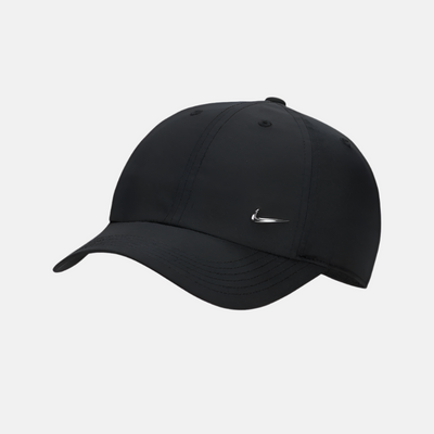 Nike Dri-FIT Club Kid's Unstructured Metal Swoosh Cap -Black