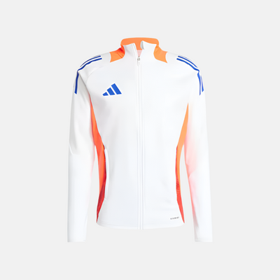 Adidas Tiro 24 Competition Men's Football Training Jacket -White/App Solar Red