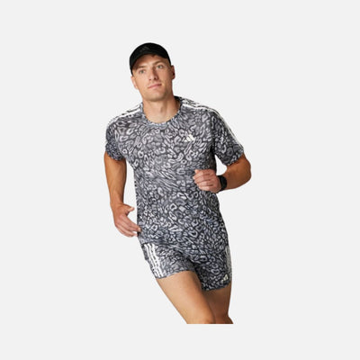 Adidas Own The Run CLIMACOOL 3-Stripes Tee