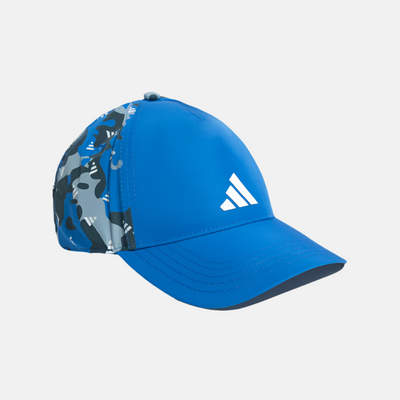 Adidas Training Performance All Over Print Logo Cap -Bright Royal