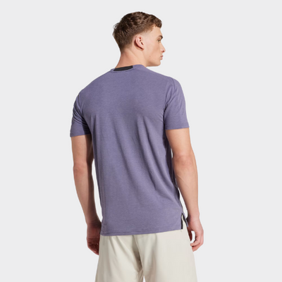 Adidas Designed for Training Workout Mens Tee - VOILET