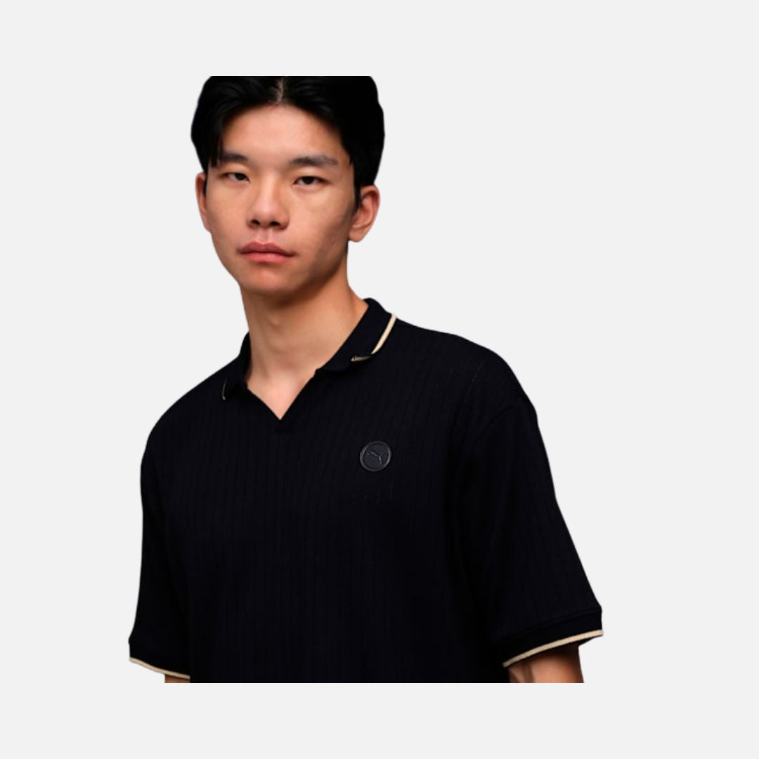 Puma Premium Essentials Men's Jacquard Rib Polo