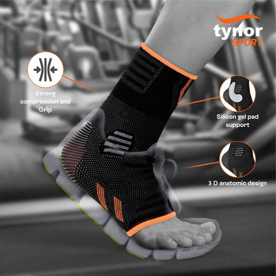 Tynor Ankle Support Air Pro -Orange