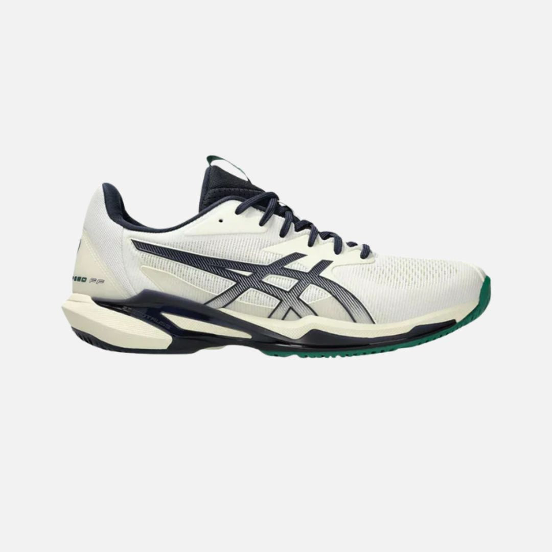 Asics Solution Speed FF 3 Hard Court Mens Tennis Shoes - Cream/Midnight