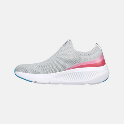 Skechers Women’s Go Run Elevate Hot Streak Running Shoe — Grey/Pink
