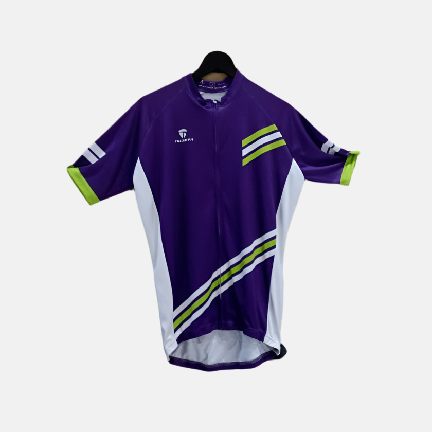 Triumph Cadance Men's Cycling Jersey -Purple/White