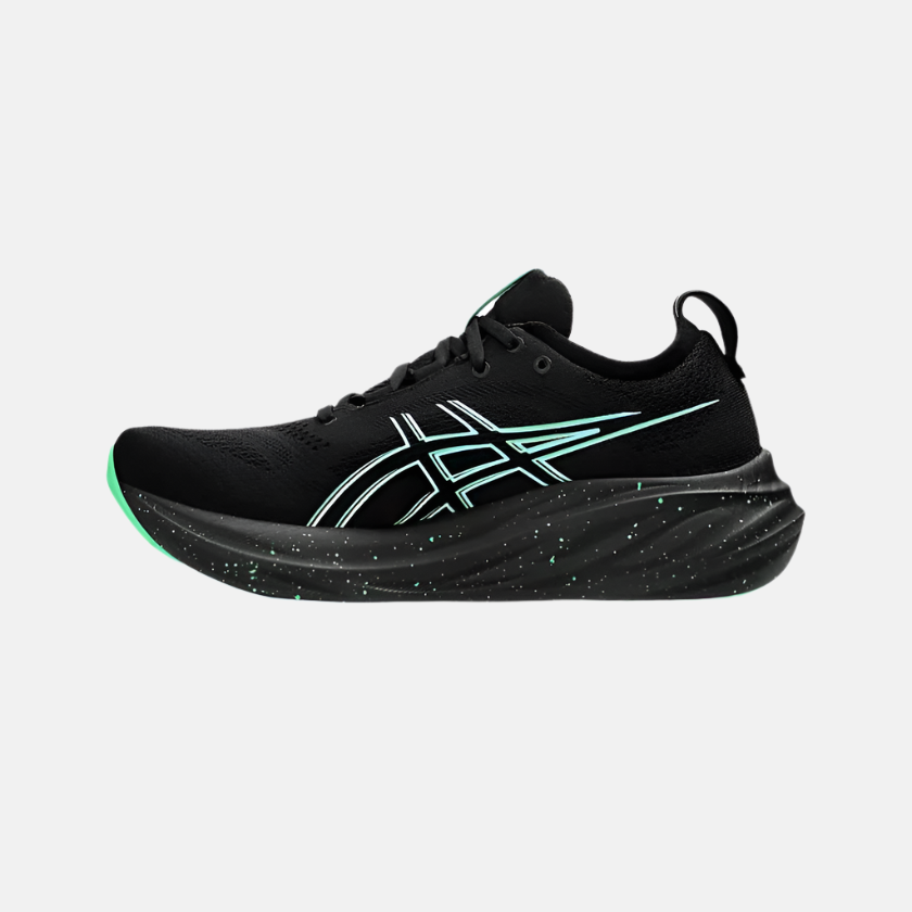 Asics Gel-Nimbus 26 Men's Running Shoes -Black/Soothing Sea