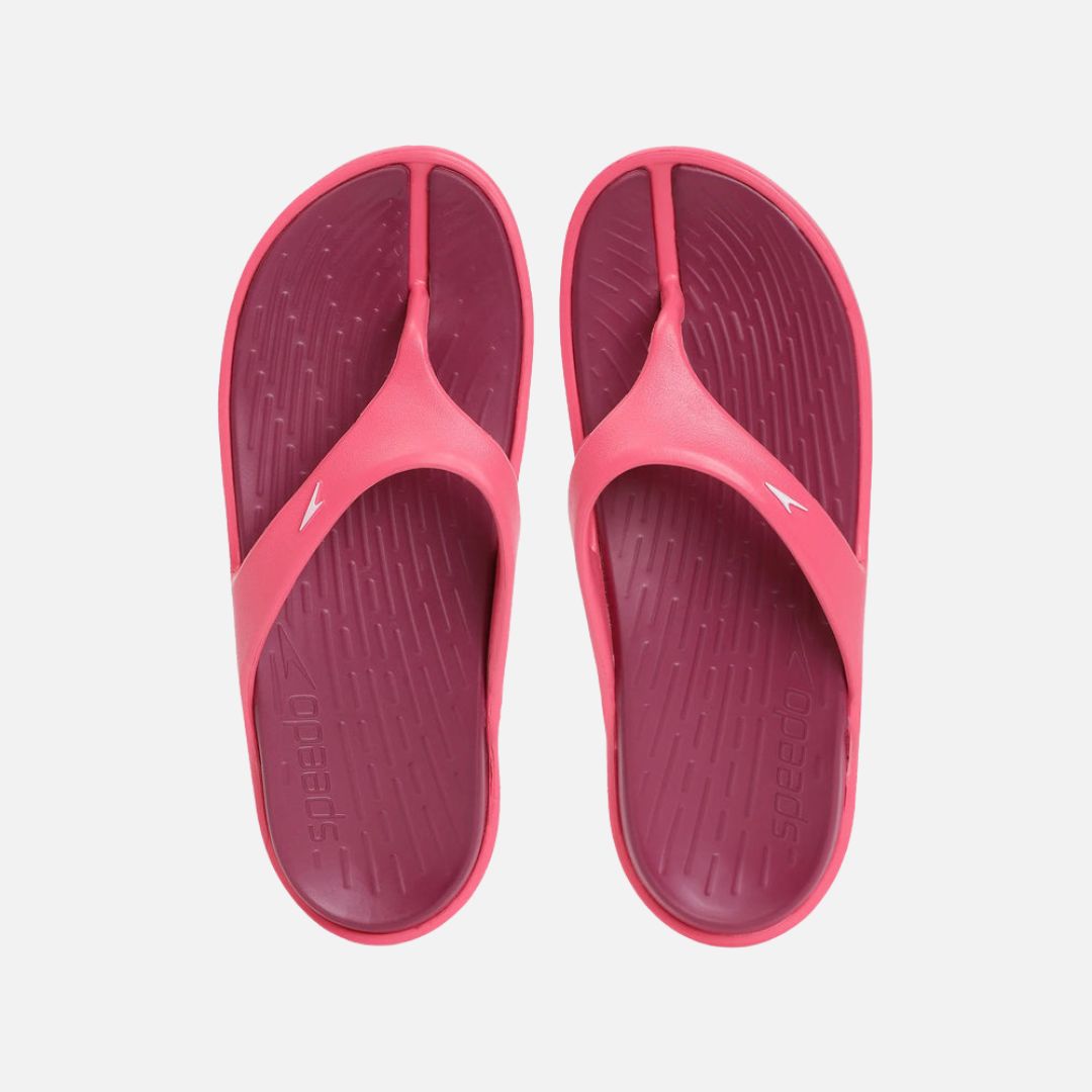 Speedo Women's Dual Colour Flip Flops - Deep Plum & Cinder Rose