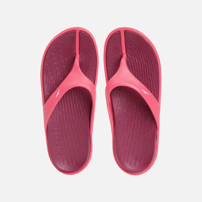 Speedo Women's Dual Colour Flip Flops - Deep Plum & Cinder Rose