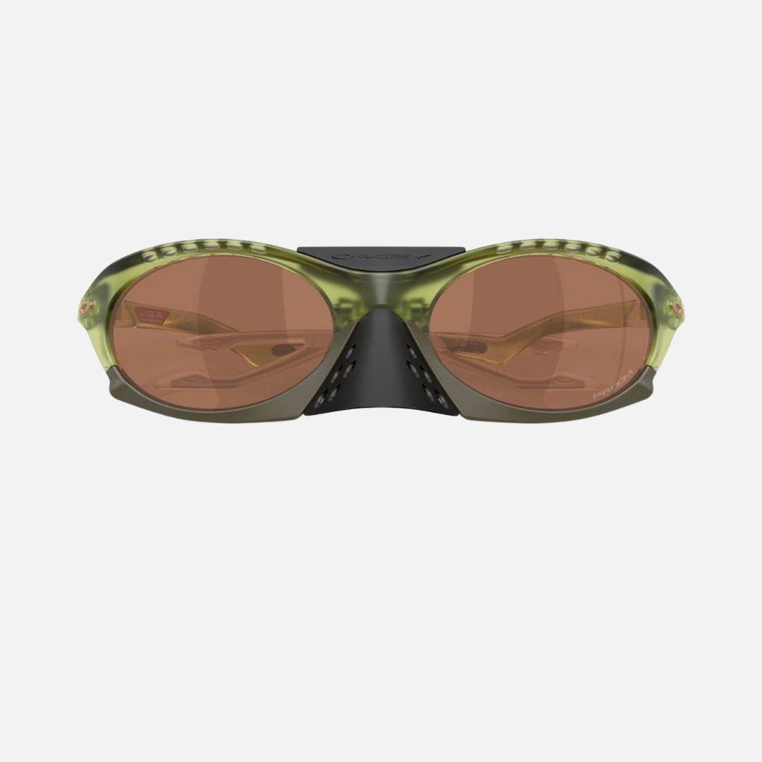 Oakley Plantaris Sunglasses Matte Transparent Fern/Prizm Tungsten Lenses