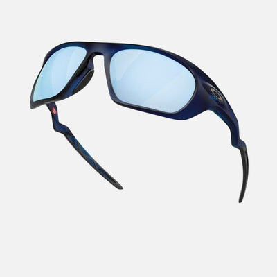 Oakley Lateralis Polarized Sunglasses - Matte Transparent Blue/Prizm Deep Water