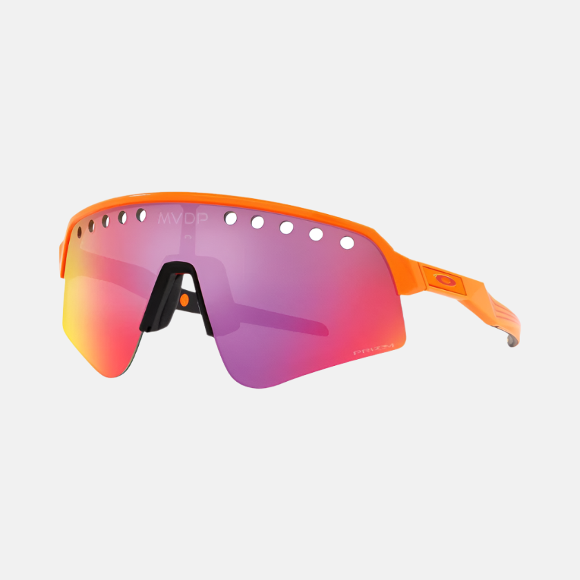 Oakley Sutro Lite Sweep Sunglasses Orange Sparkle/Prizm Road Lenses