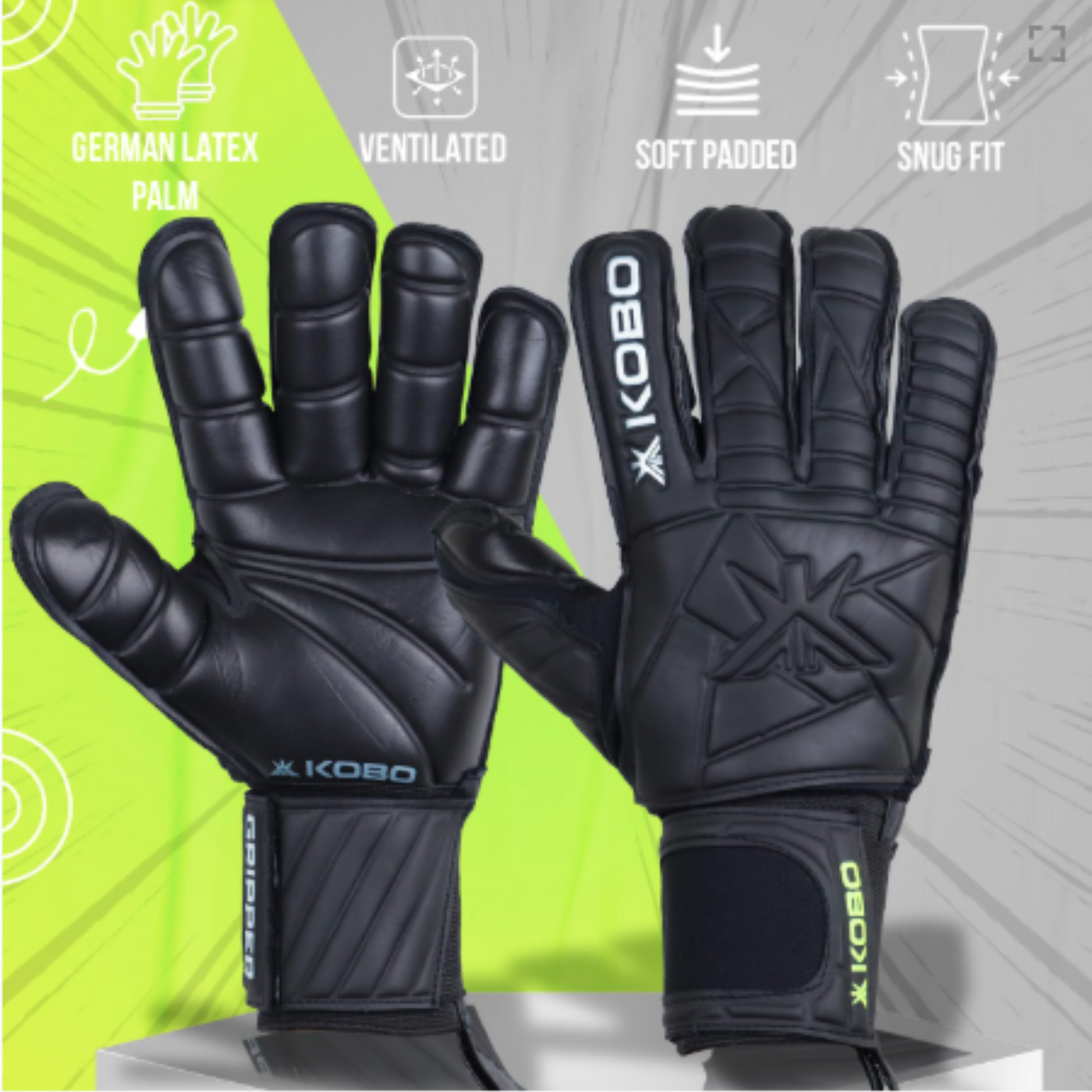 Kobo GKG-29 Football Goalkeeper Gloves