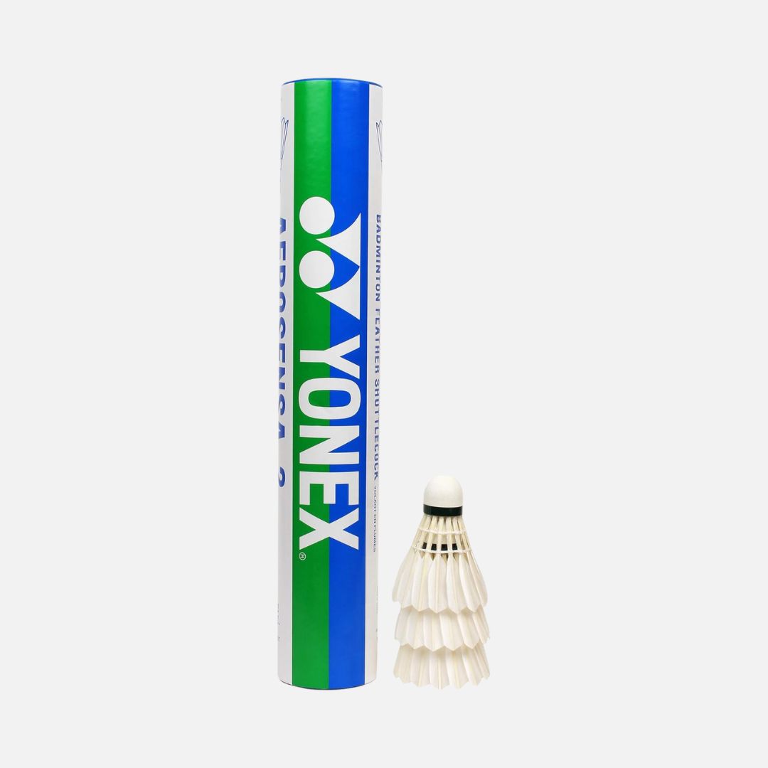 YONEX Set of 12 Aerosensa 2 Badminton Shuttlecocks