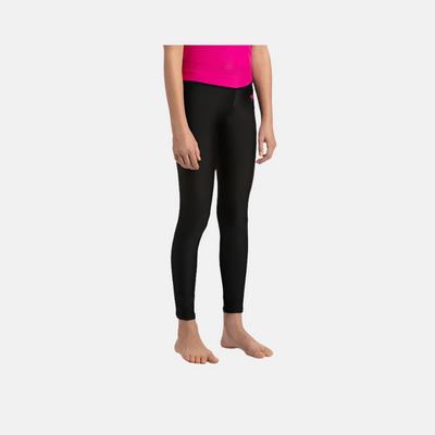 Speedo Endurance 10 Active Kids Girls Leggings -Black/Electric Pink