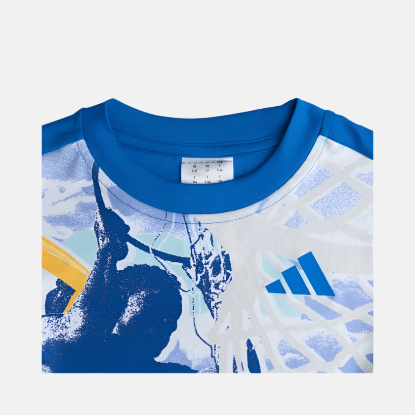 Adidas Sub Graphic Kids Girl T-shirt (5-15year) -Bright Royal