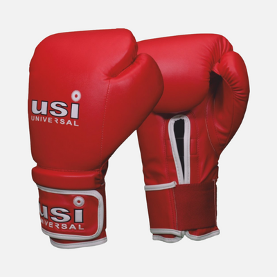 USI Universal Punching Bag Boxing Gloves 10OZ -Blue/Red