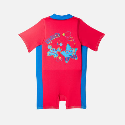 Speedo Blend Tots Float Suit, Baby (Red/Blue) 5 Year