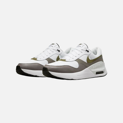 Nike Air Max SYSTM Men's Shoes -White/Black/Flat Pewter/Medium Olive