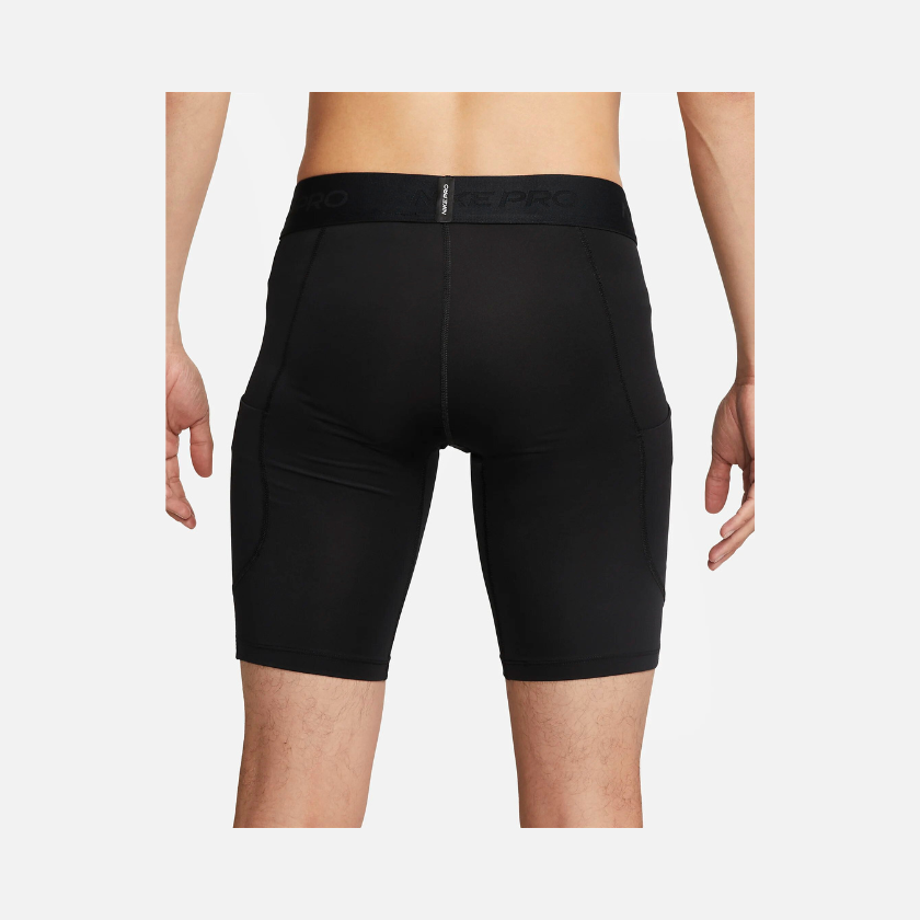 Nike Pro Dri-FIT Fitness Long Men's Shorts - Black/White