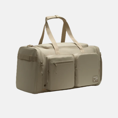 Nike Utility Power 2.0 Duffel Bag 51L – Black/White & Desert Khaki