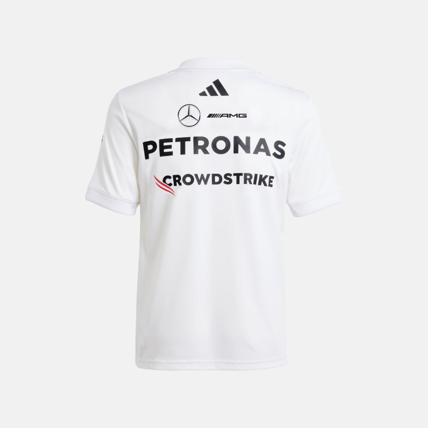 Adidas Mercedes-AMG Petronas F1 Kids Driver Jersey - White / Black