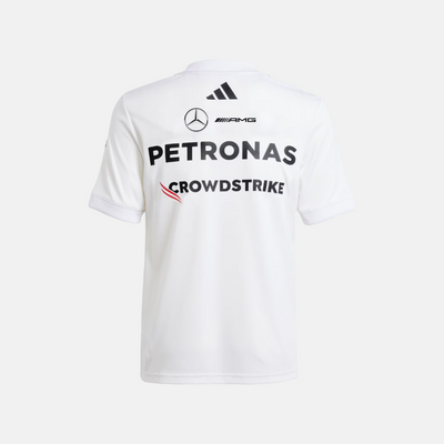 Adidas Mercedes-AMG Petronas F1 Kids Driver Jersey - White / Black